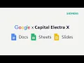 Google integration with Capital Electra X - Easier project workflow