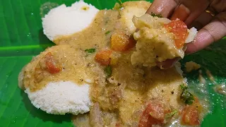 தக்காளி,வெங்காயம் இருந்தா போதும் இட்லி குருமா இப்படி அசத்தலான சுவையில்/Sidedish kurma Idly,chapathi 