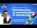 WDX180 - Live Sessions Introduction to Memoization in JavaScript