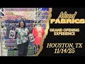 929 Mood Fabrics Grand Opening Experience Houston TX November 14 2025