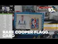 Customer hits rare signed Cooper Flagg card in break at Rhode Island card shop