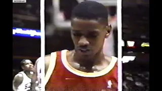 Otis Thorpe Goes Coast To Coast Dunks On Manute Bol