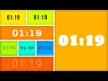 1 Minute and 19 Seconds 1 19 Timer Countdown