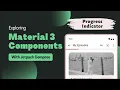 Progress Indicators Exploring Material Design 3 Components Jetpack Compose Android Kotlin