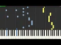 Mélancolie Criminelle / Piano Theme - Sofiane Pamart ft. Zamdane (Synthesia tutorial | Piano sheet)