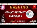 Count Distinct Elements DSA Hashing Java Tamil