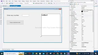 Visual basic Net While End while Loop in Multiplication table part I