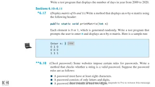 Introduction To Java Programming Exercise 6 17b