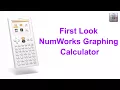 First Look - Numworks Graphing Calculator Graphical review A-level Maths