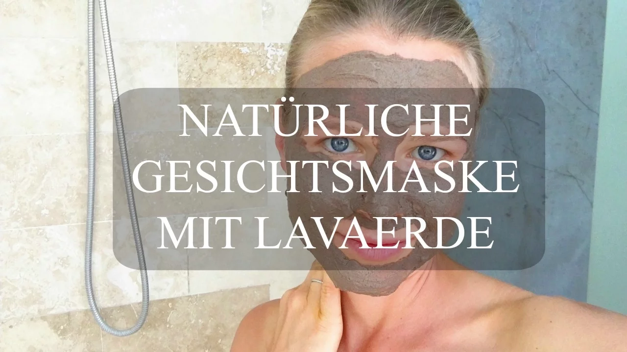 NAT  RLICHE GESICHTSMASKE MIT LAVAERDE