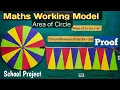 Maths working of Circle proof maths project for Creation