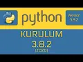 Python Kurulum 3 8 2 2020 Installation