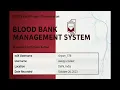 CS50P Final Project - Blood Bank Management System