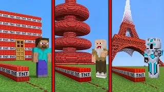 KITA COBA SEMUA EXPERRIMENT TNT DI MINECRAFT DALAM 1 VIDEO!!!