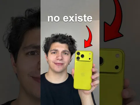 Un estafador intentó reclamar un iPhone 17 Pro Max color amarillo que no existe!!!