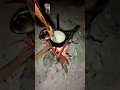 my friend cooking delicious appetizing Ugali for us