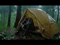 Download Lagu SOLO CAMPING IN THE RAIN - RELAXING CAMP IN RAIN - ASMR