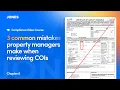 Three most common mistakes property managers make when reviewing COIs