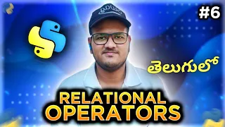 Python Relational Operators or Comparison Operators in Telugu Srk Codes
