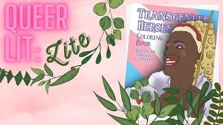 Queer Lit Lite Transgender Heroes Coloring Book