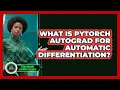 What Is PyTorch Autograd For Automatic Differentiation - AI and Machine Learning Explained