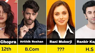 Bollywood South Actors and Actresses Education Qualification 2026