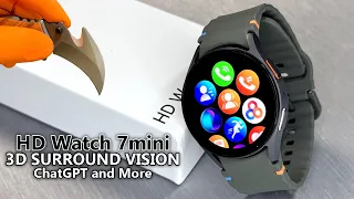Watch 7 Mini Sport SmartWatch 2024 JS Watch 7 Ultra System Hands On and First Impression - ASMR