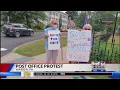 Post office protest takes place in Warren Pennsylvania