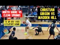 INSANE PLAYOFF GAME CHRISTIAN GIBSON vs MADDEN HILL North Shore vs Clear Springs 62-60 TX 6A Reg 3