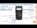 Percentages Increase and Decrease part 2