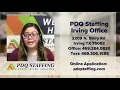 PDQ Staffing Irving - Warehouse Jobs