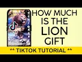 How much is a Lion Gift Cost on Tiktok Live in 2024