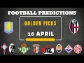 FOOTBALL PREDICTIONS 16 APRIL 2026 EUROPA LEAGUE CONFERENCE LEAGUE