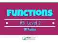 SAT Math Practice Level 2 Functions