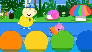 Peppa Pig's OBSTACLE COURSE Adventure! 🔴🔵 | Tales Full Episodes | 30 MINS