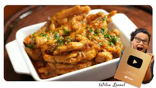 PÉ DE FRANGO BEM TEMPERADO E SABOROSO! MAIS UMA RECEITA VIRALIZADA DO CANAL! - Wilza Leonel