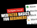 Web Filter Basics For Beginners