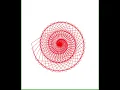 Spiral Pentagon in Python Turtle