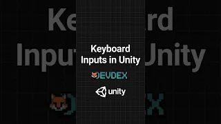 Keyboard Inputs in Unity explained in one minute