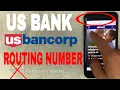 US Bank ABA Routing Number - Where Is It