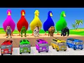 Download Lagu Long Slide Game With Cow Elephant Gorilla Hippopotamus Tiger 3d Animal Game Funny 3d Animals