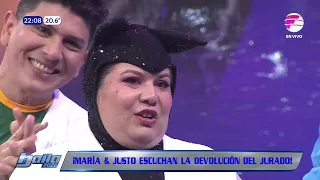 María Rotela y Justo con nota perfecta de Milva #Baila2026 #TelefuturoPy