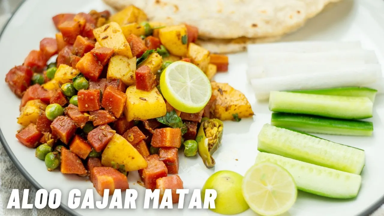 Aloo Gajar Matar - Episode 4 of Must-Make Punjabi Dinners