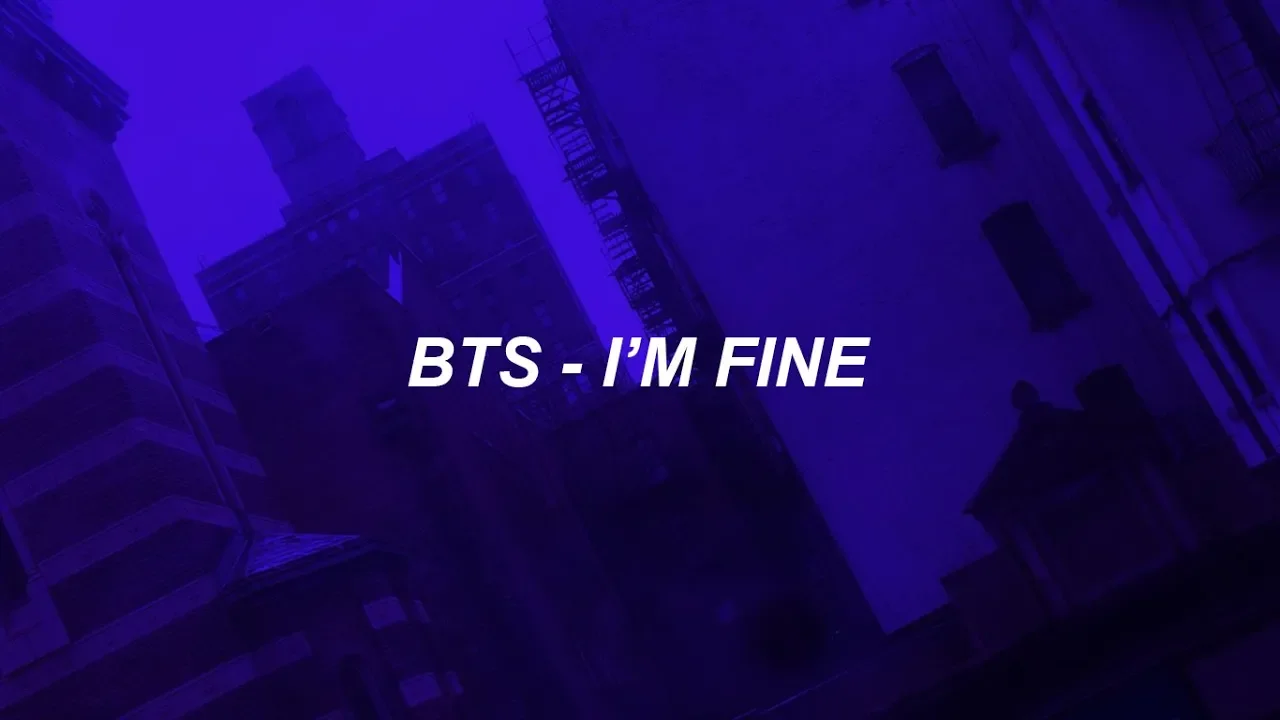 BTS (방탄소년단) 'I'm Fine' Easy Lyrics