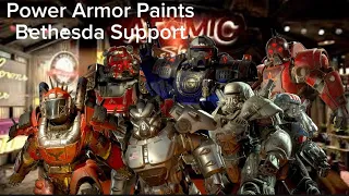 Fallout76 All Power Armor Paints on Bethesda Support Request Forum Names and Prices