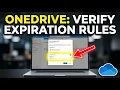 How to verify OneDrive sharing links with expiration rules - Quick Tutorial