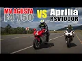 Lagu MV Agusta F4 750 vs Aprilia RSV1000R Factory
