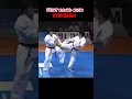 Kyokushin karate: feint round kick. #karate #kyokushin #mma