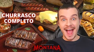 PROVAMOS UM CHURRASCO COMPLETO PARA 02 PESSOAS / CHURRASCARIA MONTANA GRILL  - Vale a pena?
