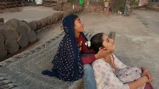 indian girl neck massage for pain relief ear massage asmr 